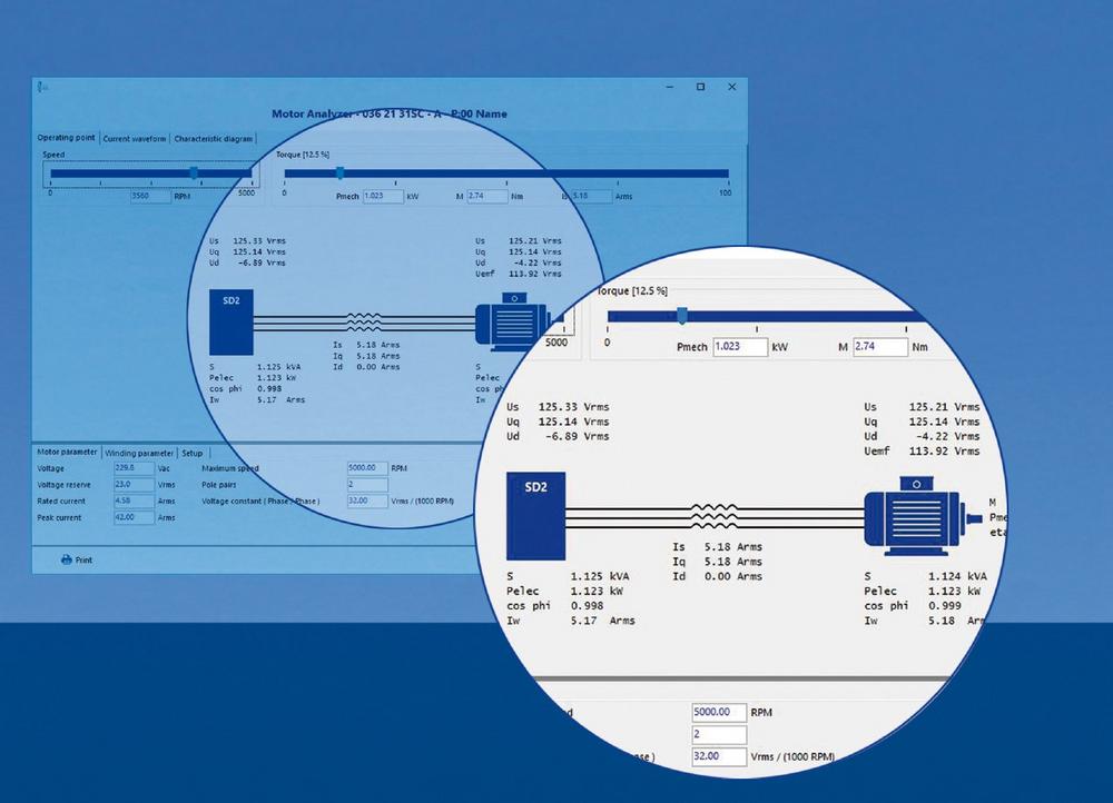 Funktionserweiterung des Softwaretools Motor Analyzer