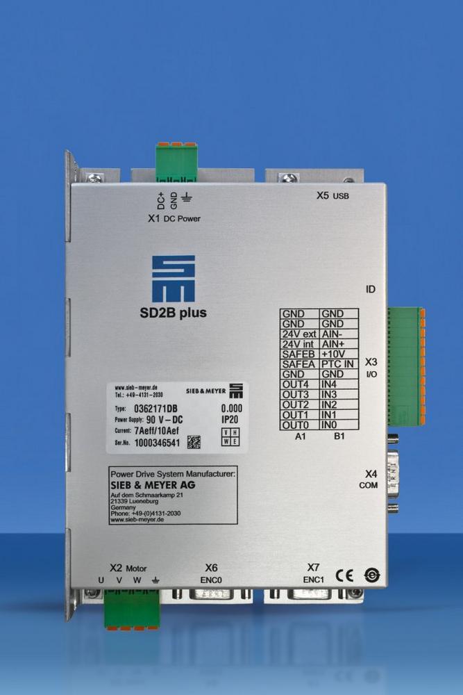 Frequenzumrichter SD2B Plus: Ein Plus an Funktionen für den Kunden