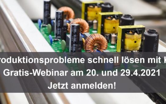 Mit KI Probleme in der Produktion schnell lösen – Gratis-Webinar (Webinar | Online)