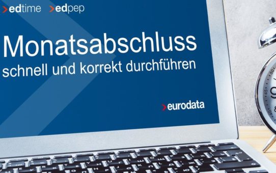 Monatsabschluss schnell und korrekt durchführen – für edpep und edtime Anwender (Webinar | Online)