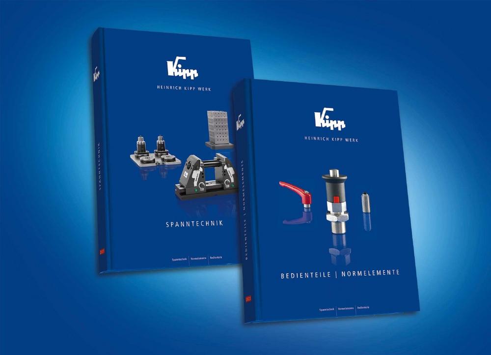 Jetzt erhältlich: Die neuen KIPP Kataloge „SPANNTECHNIK“ und „BEDIENTEILE | NORMELEMENTE“