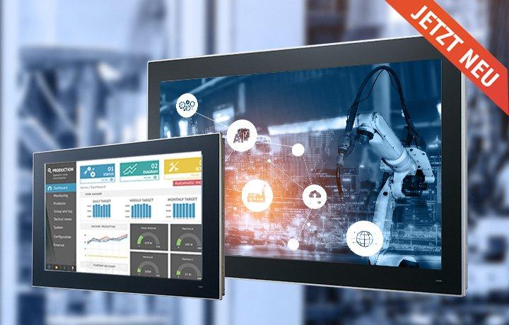 Zuverlässiges Monitoring & effiziente Steuerung mit Industrie Panel-PCs (inkl. Windows 10 IoT)