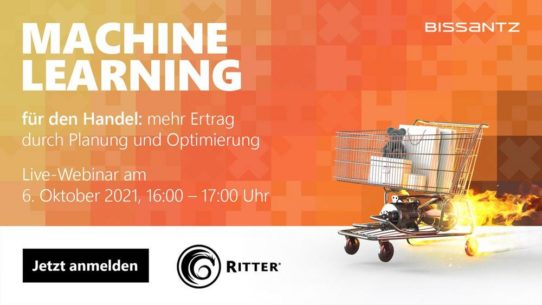 Bissantz präsentiert: Machine Learning für den Handel – Retail Planning as a Service (Webinar | Online)