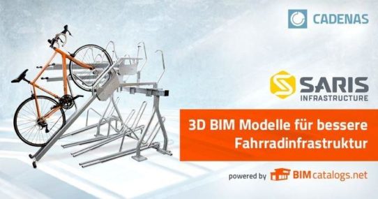 Saris Infrastructure präsentiert 3D Katalog mit BIM CAD Modellen zur Verbesserung der Fahrradinfrastruktur