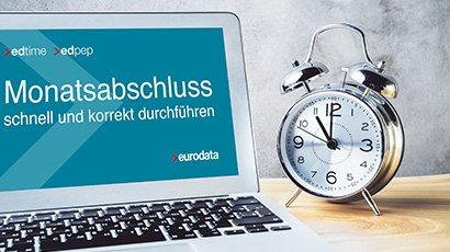 Monatsabschluss schnell und korrekt durchführen - für edpep und edtime Anwender (Webinar | Online)