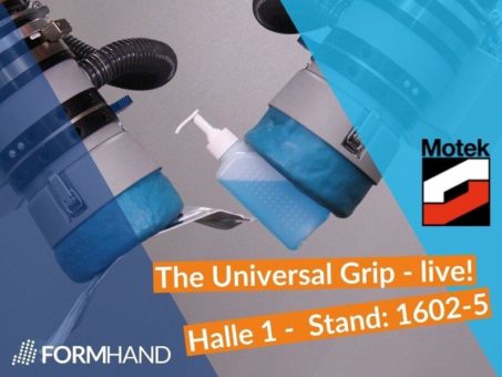 FORMHAND bei der Motek 2021 – innovative Greifsysteme wieder zum Greifen nah