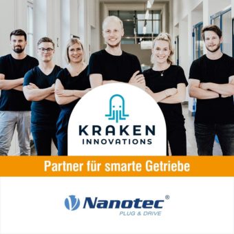 Partner für smarte Getriebe: Nanotec und Kraken