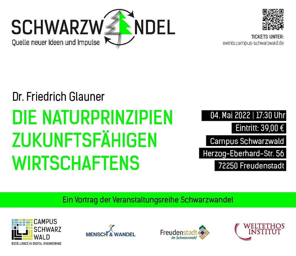 Schwarzwandel - Die Naturprinzipien zukunftsfähigen Wirtschaftens (Vortrag | Freudenstadt)