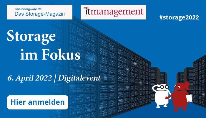 Storage im Fokus - Digitalevent (Webinar | Online)