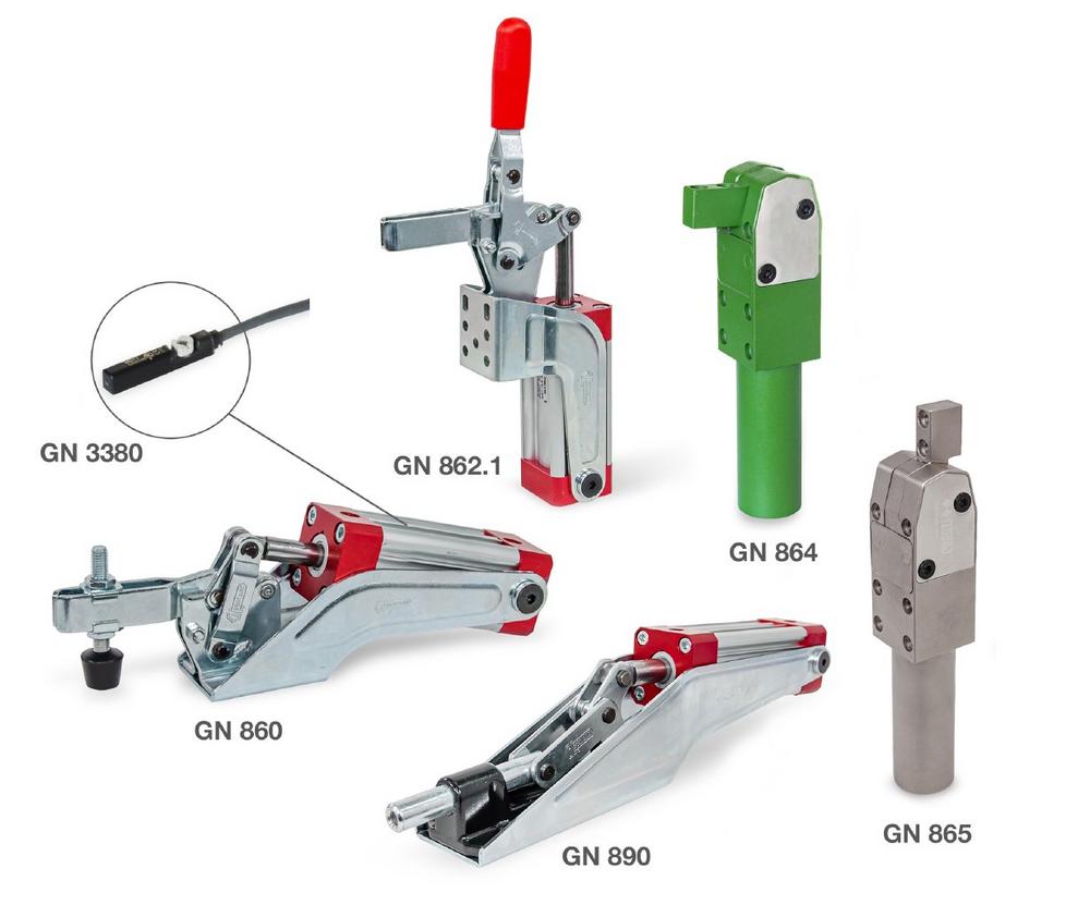 Langlebiger und exakter:  Pneumatikspanner von Ganter