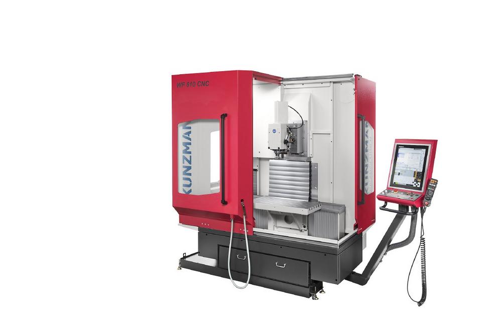 KUNZMANN: Neue CNC Fräsmaschine WF 610 CNC mit mehr Dynamik, Leistung