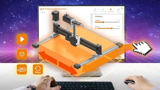 igus Portalroboter konfigurieren und programmieren – so einfach wie Playstation spielen