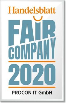 Fair Company: PROCON IT ein ausgezeichneter Arbeitgeber