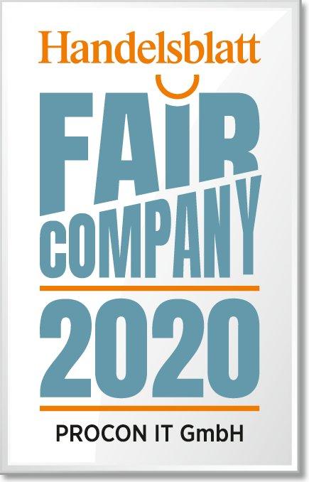 Fair Company: PROCON IT ein ausgezeichneter Arbeitgeber