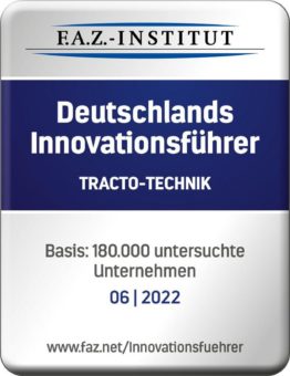 TRACTO als ein „Innovationführer Deutschlands“ ausgezeichnet