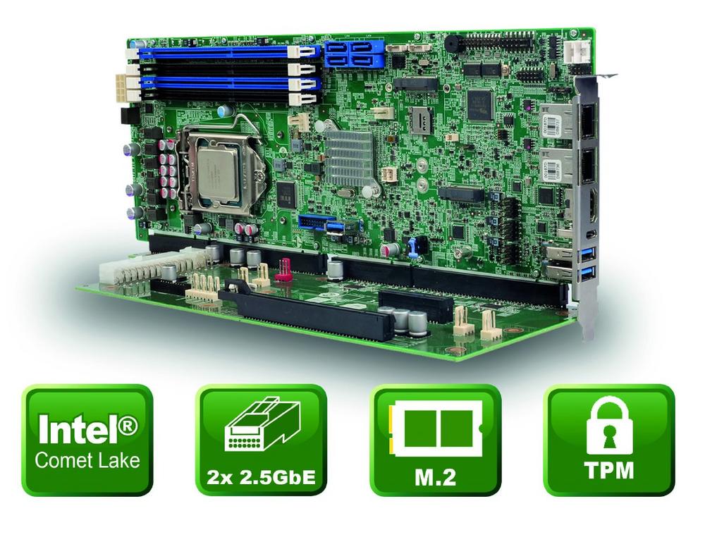 Performante und multitaskingfähige Full-Size PICMG1.3 Slot CPU Karte