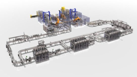 Für eine höhere Linieneffizienz: Die vollautomatische Transversal-Keg-Linie von KHS