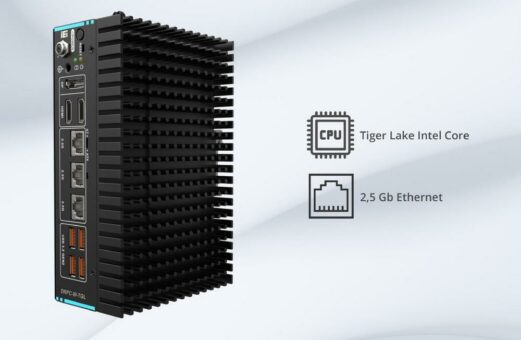Kompakter DIN-Rail-PC mit Tiger Lake CPU