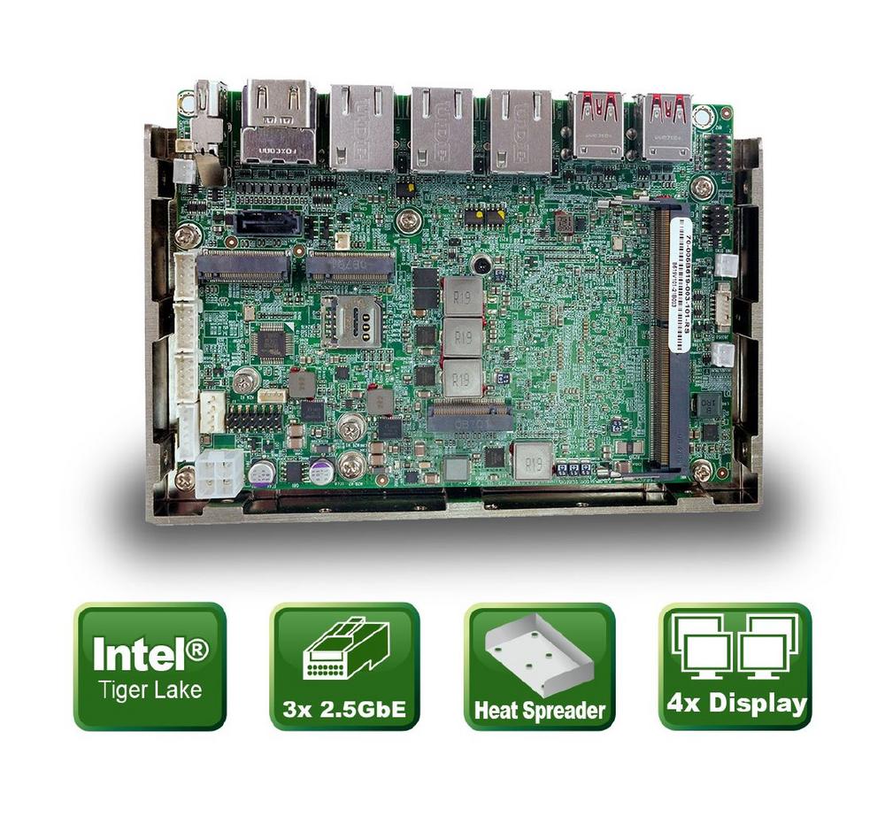 3,5“ Embedded Board mit Tripple 2.5G Netztwerkschnittstelle