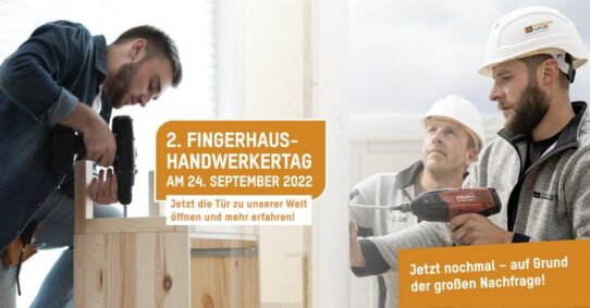 Nach guter Resonanz der Erstauflage: Zweiter Handwerkertag bei FingerHaus (Sonstiges | Frankenberg (Eder))