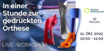 In einer Stunde zur gedruckten Orthese (Webinar | Online)