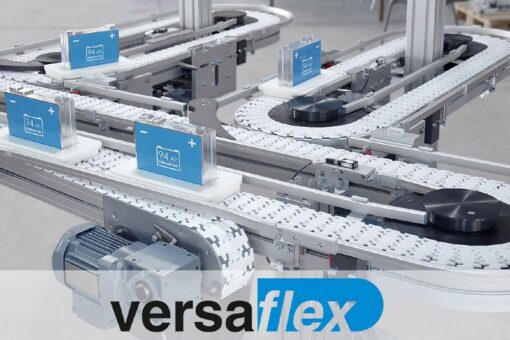 Neues Scharnierband-Fördersystem Versaflex