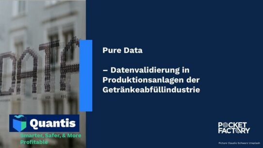 Pure Data – Datenvalidierung in Produktionsanlagen