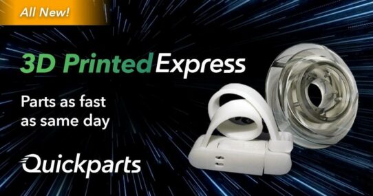 Quickparts kündigt Express-Service für CNC-Bearbeitung, Spritzguss und 3D-Druck-Service – unterstützt von Nexa3D-Technologie