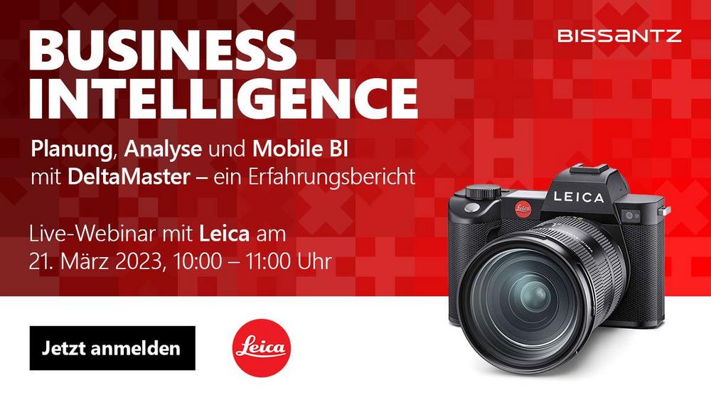 Business Intelligence bei Leica – mit Bissantz (Webinar | Online)