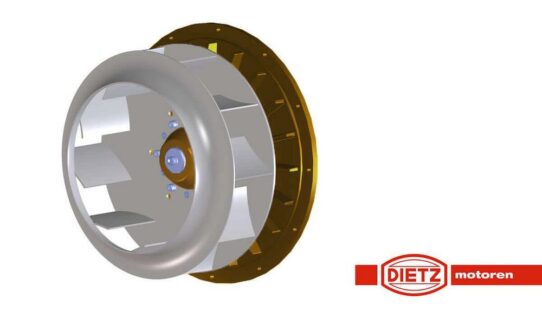 Freilaufende Radialventilatoren von Dietz-motoren