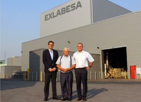 SMS group liefert für Exlabesa eine der größten energieeffizienten Aluminium-Strangpressen Europas