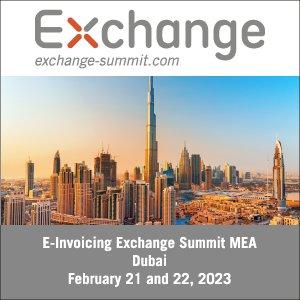 E-Invoicing Exchange Summit Middle East & Africa (Konferenz | Dubai)