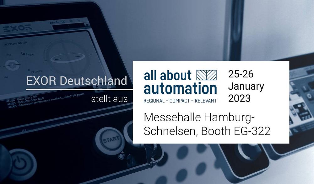 Exor Deutschland GmbH auf der All About Automation 2023 (Messe | Hamburg)
