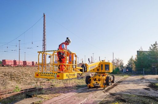 Kunze GmbH stellt als Marktneuheit die Zweiwege-Arbeitsbühne RR19-500 vor