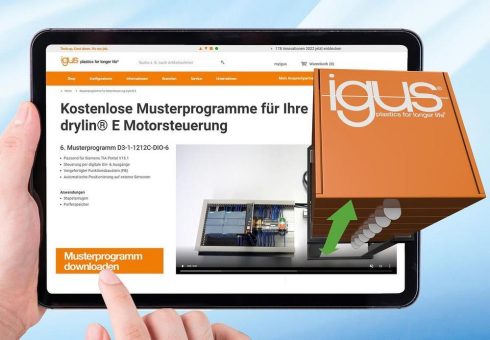 Ohne langes Programmieren: Motorsteu­erungen von igus blitzschnell einrichten