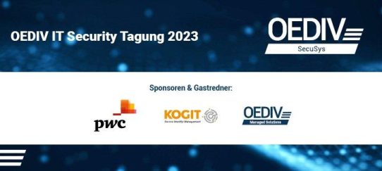 OEDIV IT Security Tagung 2023 (Vortrag | Bielefeld)