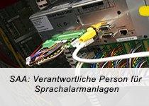 SAA: Fachkraft DIN 14675, Sprachalarmanlagen (TÜV) (Webinar | Online)