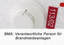 BMA: Fachkraft DIN 14675, Brandmeldeanlagen (TÜV) (Seminar | Fulda)