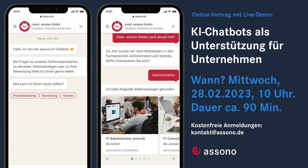 Online-Vortrag: Nutzen von KI-Chatbots für Unternehmen (Vortrag | Online)