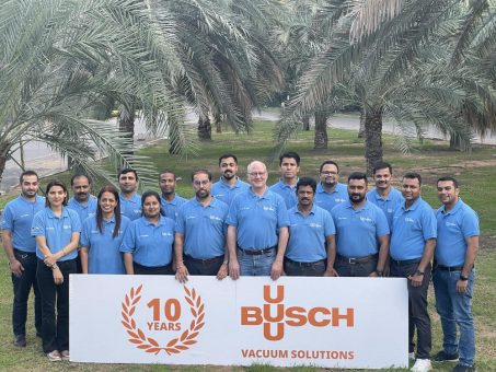 Zehnjähriges Jubiläum von Busch Vacuum Solutions in den Vereinigten Arabischen Emiraten