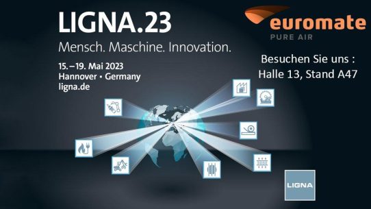 Einladung zur LIGNA 2023. Euromate erwartet Sie!