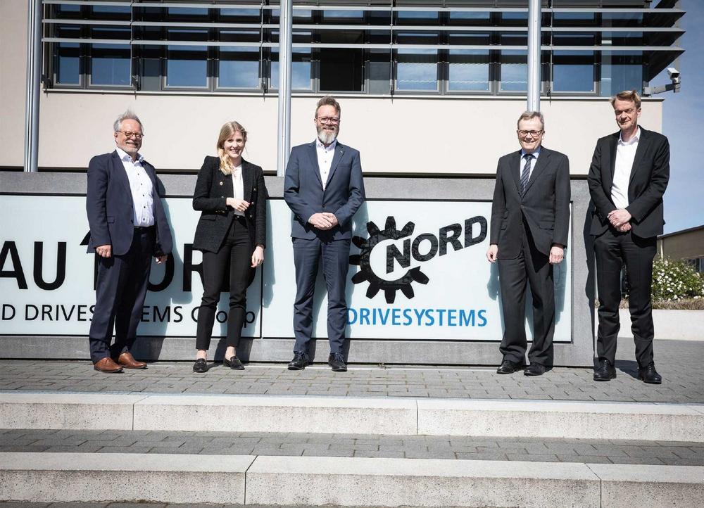 Wirtschaftsminister zu Besuch bei NORD DRIVESYSTEMS in Bargteheide