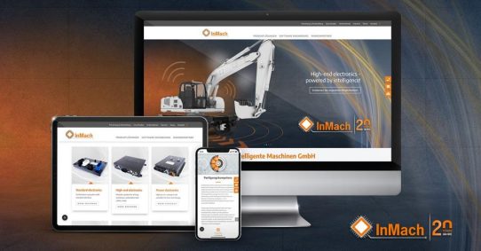 Jetzt online: Die neue Website des Technologieunternehmens InMach!