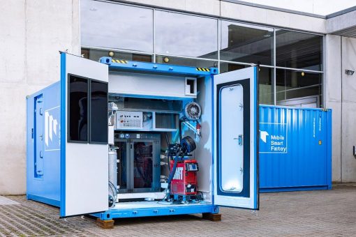 Rheinmetall stellt Mobile Smart Factory zur mobilen Produktion von Ersatzteilen für Militärfahrzeugen vor