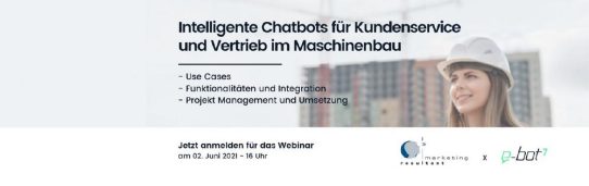 Intelligente Chatbots für Kundenservice und Vertrieb im Maschinenbau