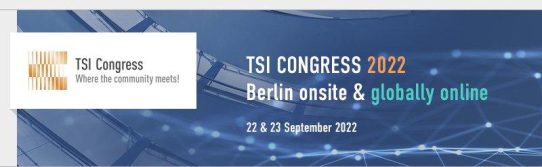 TSI Congress 2022 — Berlin onsite & globally online (Kongress | Berlin)