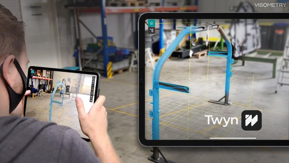 Visometry stellt neues Produkt Twyn vor: Augmented Reality-basierte Qualitätsprüfung mittels Digitalem Zwilling