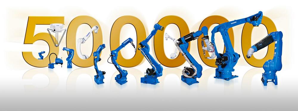 500.000 Motoman Roboter von Yaskawa ausgeliefert