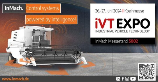 iVT Expo 2024 : InMach präsentiert innovative Lösungen für mobile Arbeitsmaschinen