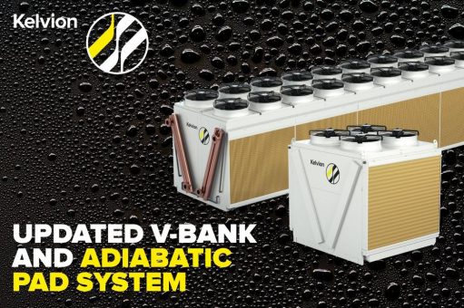 Neue V-Bank Kühler mit verbessertem adiabatischen PAD-System